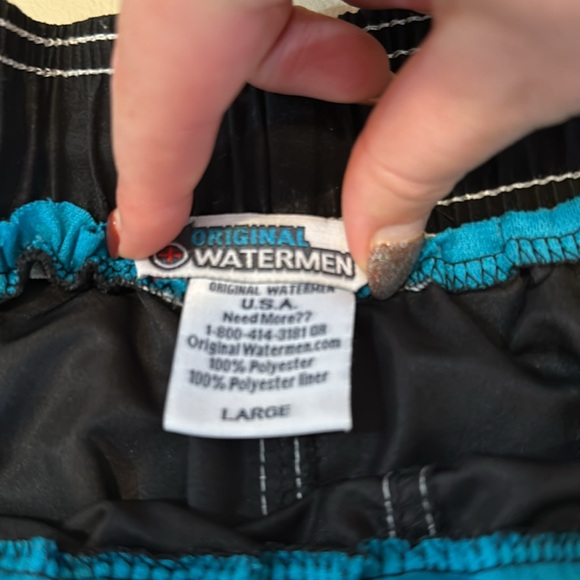 Men’s Lifeguard Trunks by Original Watermen Size Large - Picture 4 of 4